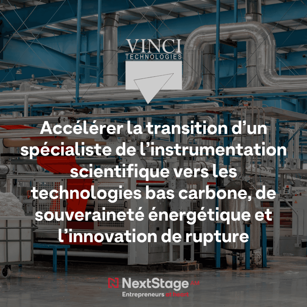 Instrumentation Innovation Vinci Technologies : Accélérer la transition d’un spécialiste de l ...